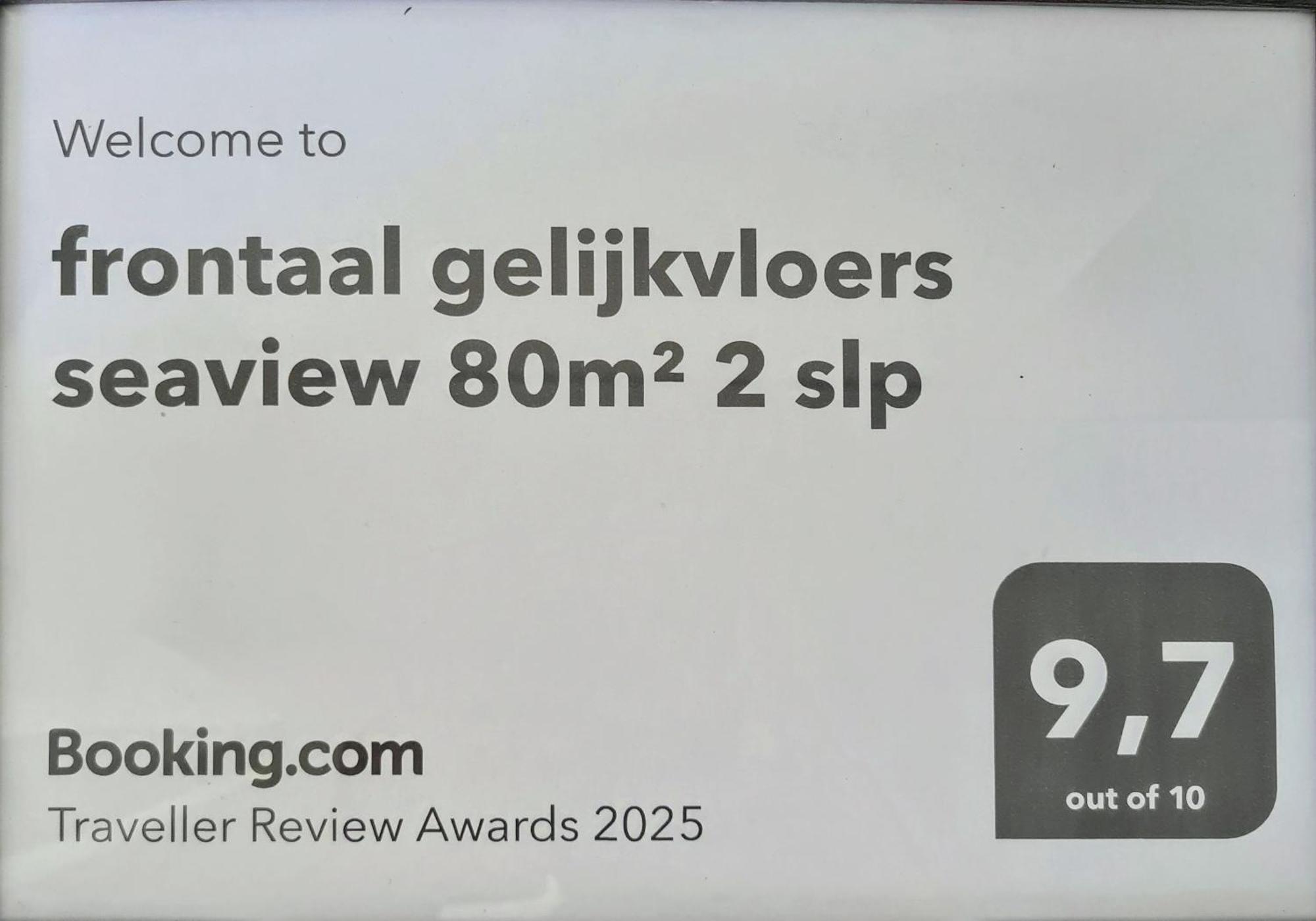 Frontaal Gelijkvloers Seaview 80m² 2 Slp