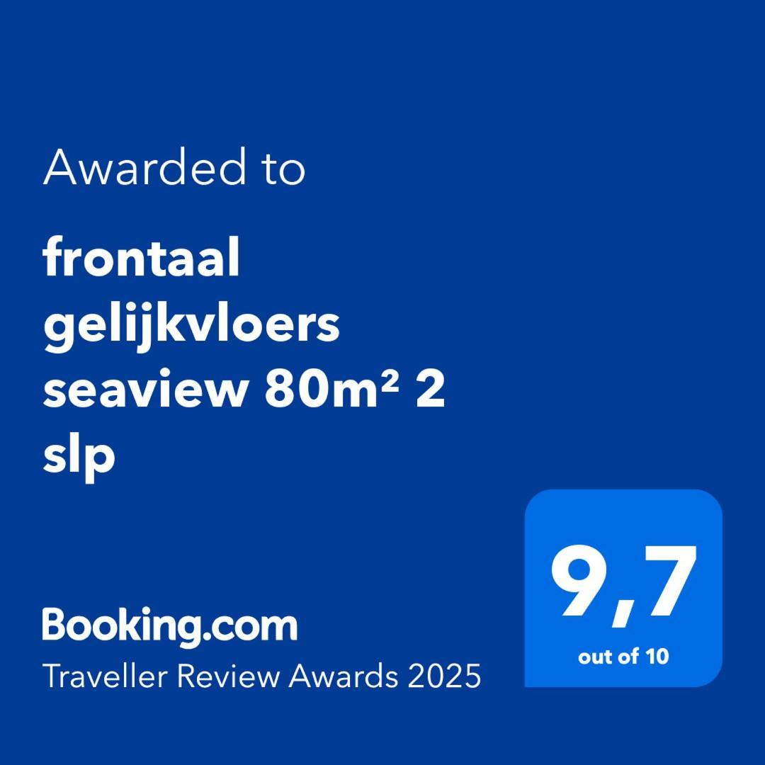 Frontaal Gelijkvloers Seaview 80m² 2 Slp Apartment *